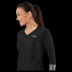 Online Gavelo GLNCHCK 3 Long Sleeve Black Svart