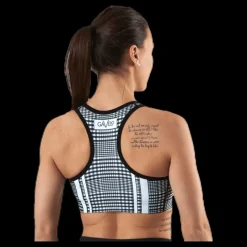 Best Gavelo GLNCHCK 1 Sports Bra White/Black Vit och Svart