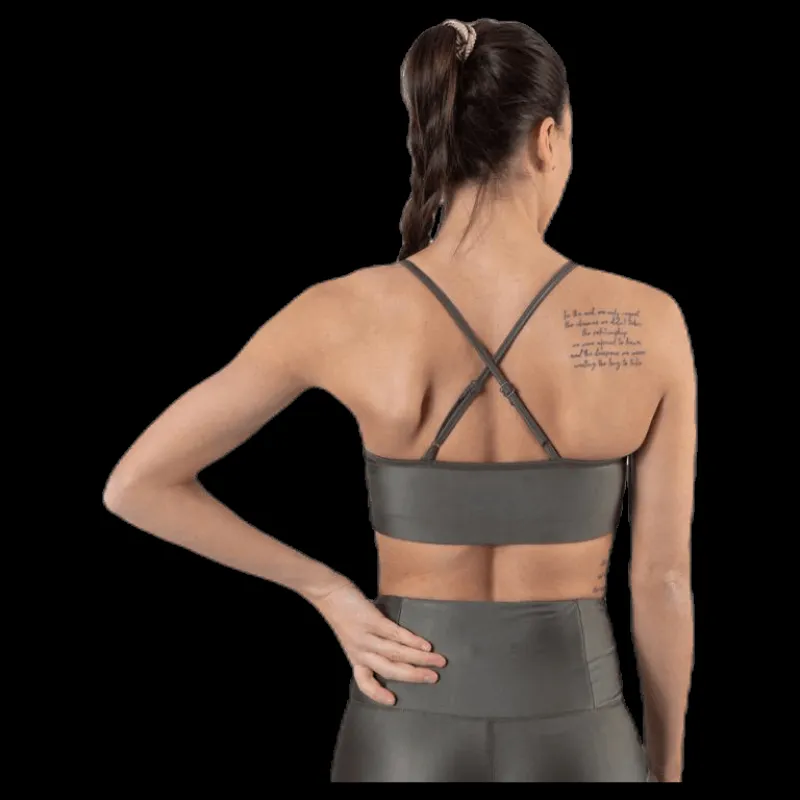 New Filippa K Gloss Bra Top Green Grön