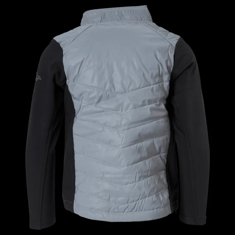 Clearance Tuxer Glow Jr Jacket Reflective Silver Grå