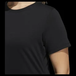 Discount adidas Go To Tee Plus White/Black Svart