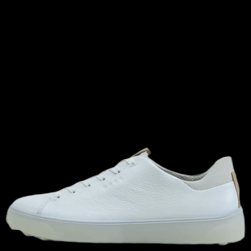 ECCO Golf Tray Laced White Vit
