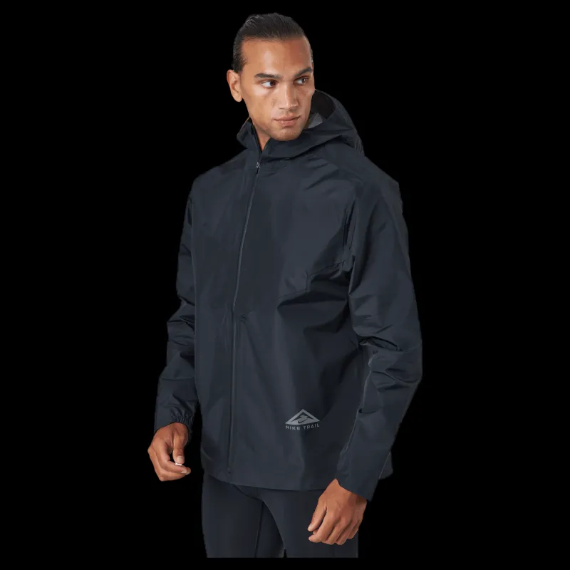 Discount Nike GORE-TEX INFINIUM™ Men's Trail Running Jacket BLACK/DK SMOKE GREY Blå