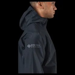 Discount Nike GORE-TEX INFINIUM™ Men's Trail Running Jacket BLACK/DK SMOKE GREY Blå