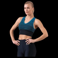 BLACC Gradient Seamless Top Blue Blå Sale