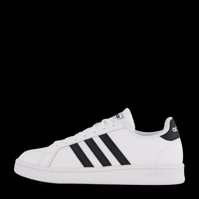 adidas Grand Court Shoes Cloud White / Core Black / Cloud White Vit Clearance