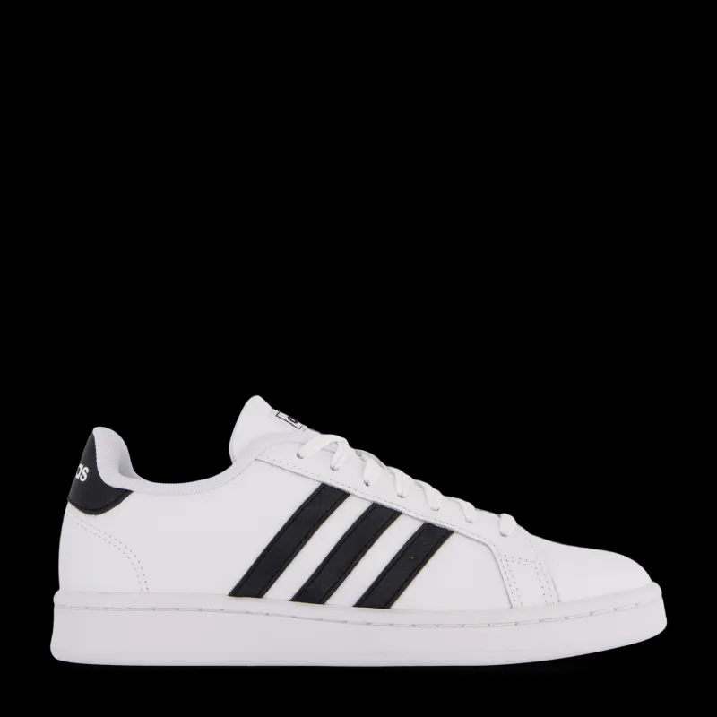 adidas Grand Court Shoes Cloud White / Core Black / Cloud White Vit Clearance