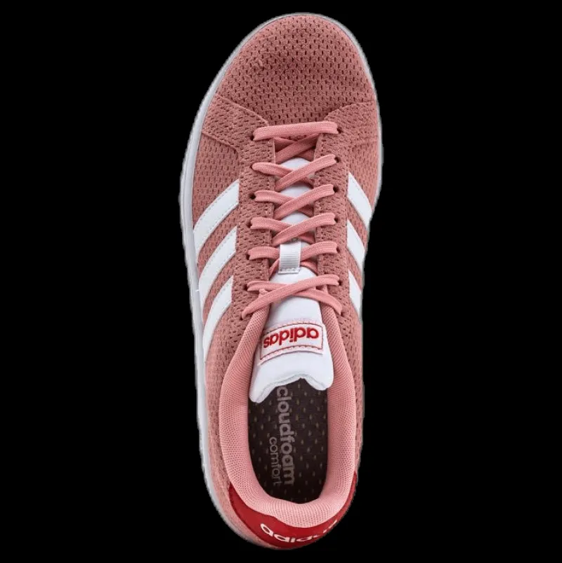 Discount adidas Grand Court Shoes Glow Pink / Cloud White / Glory Red Rosa