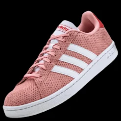 Discount adidas Grand Court Shoes Glow Pink / Cloud White / Glory Red Rosa