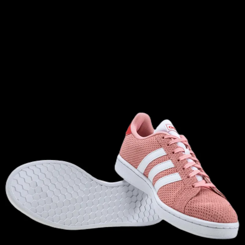 Discount adidas Grand Court Shoes Glow Pink / Cloud White / Glory Red Rosa