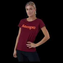 Online Kempa Graphic T-Shirt Red Röd