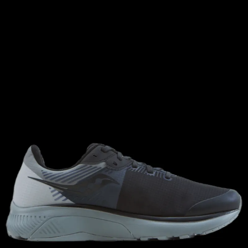 Saucony Guide 14 Runshield Black/gravel Svart Outlet