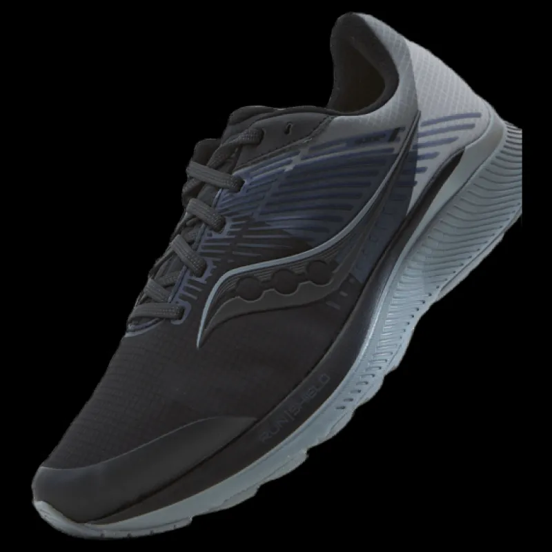 Saucony Guide 14 Runshield Black/gravel Svart Outlet