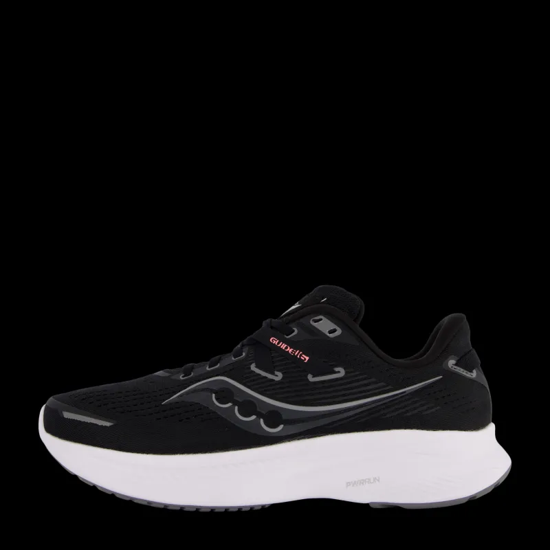 Saucony Guide 16 Wide Black/white Svart Best