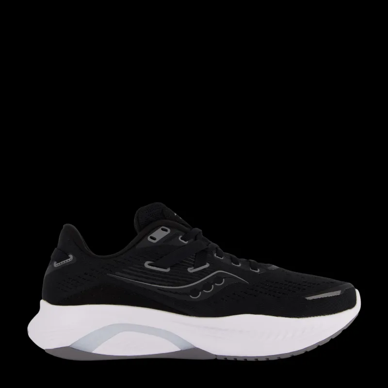 Saucony Guide 16 Wide Black/white Svart Best