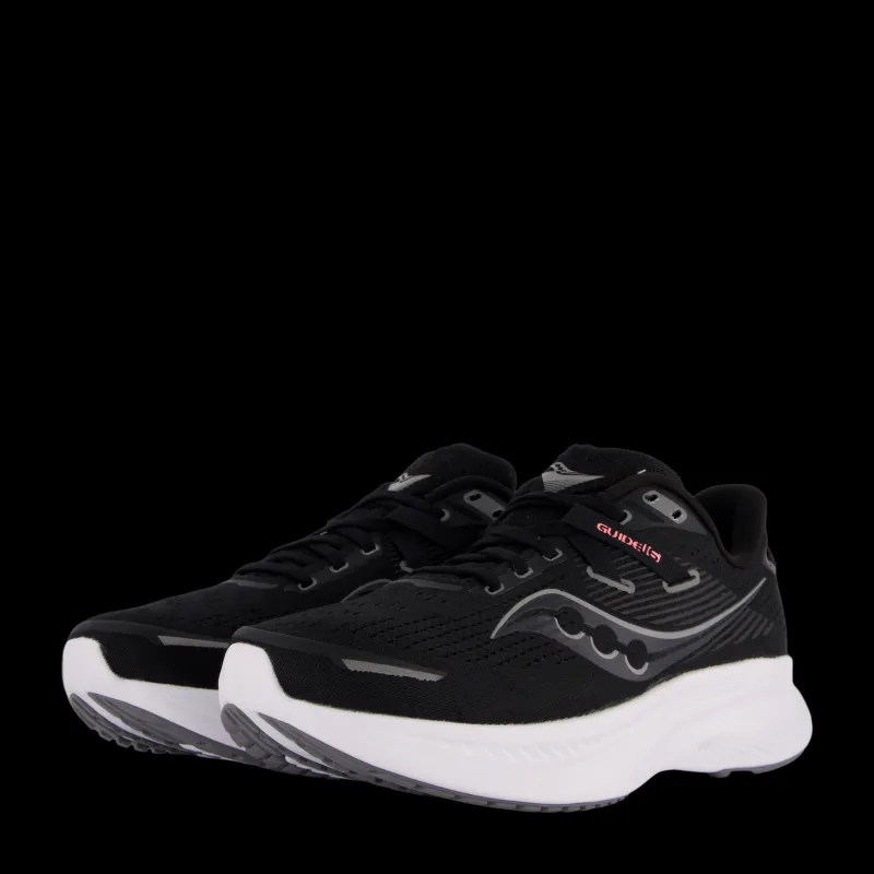 Saucony Guide 16 Wide Black/white Svart Best