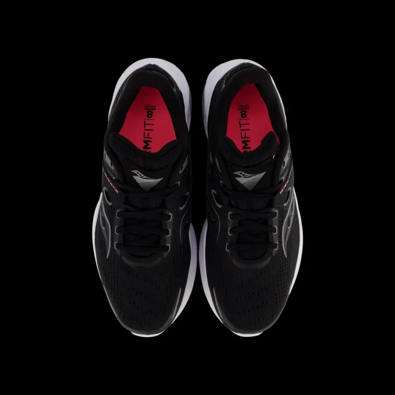 Saucony Guide 16 Wide Black/white Svart Best