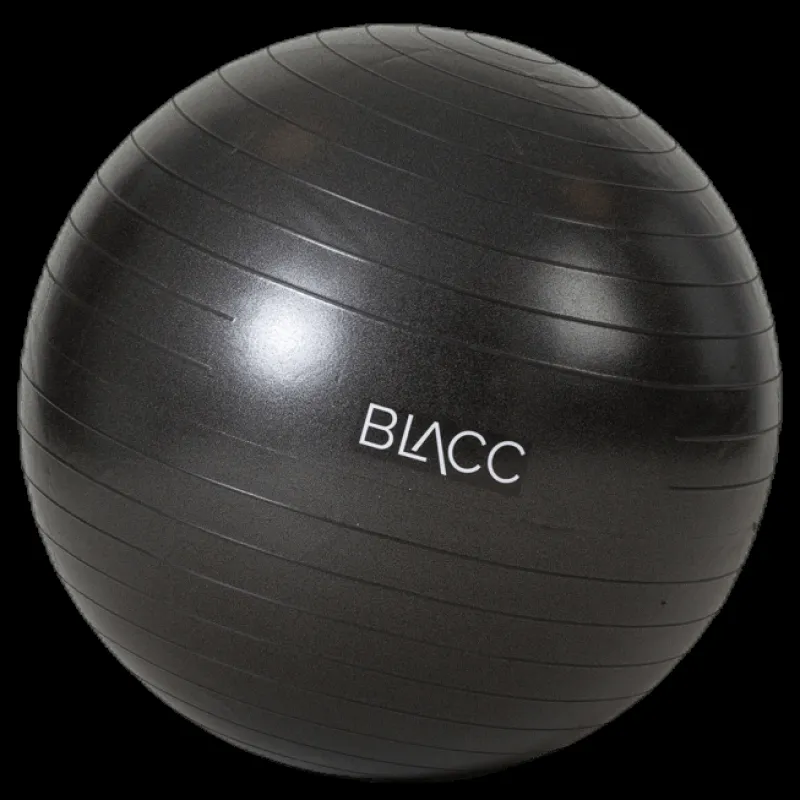 BLACC Gym ball 65cm Black Svart New