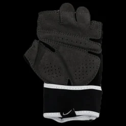 Best Nike EQ Gym Premium Fitness Gloves White/Black Svart
