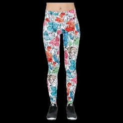 Discount Nike Gym Pro Power Tight Patterned/White Flerfärgad