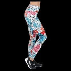 Discount Nike Gym Pro Power Tight Patterned/White Flerfärgad