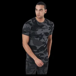 Better Bodies Gym Tapered Tee Dark Camo Svart Sale