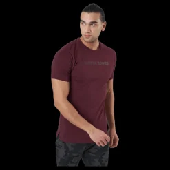 Better Bodies Gym Tapered Tee Maroon Sale