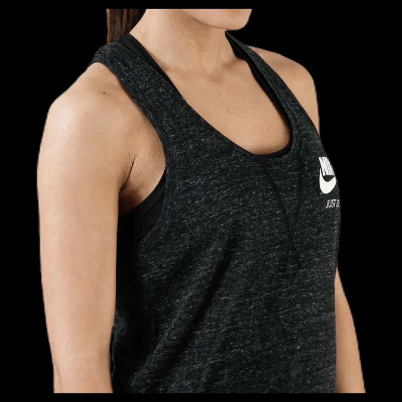 Best Nike Gym Vintage Tank Black Svart