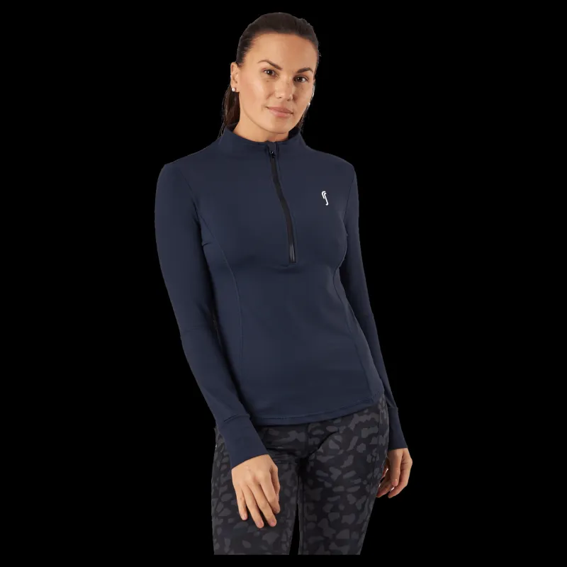 RS Half Zip Sweater Dark Blue Blå