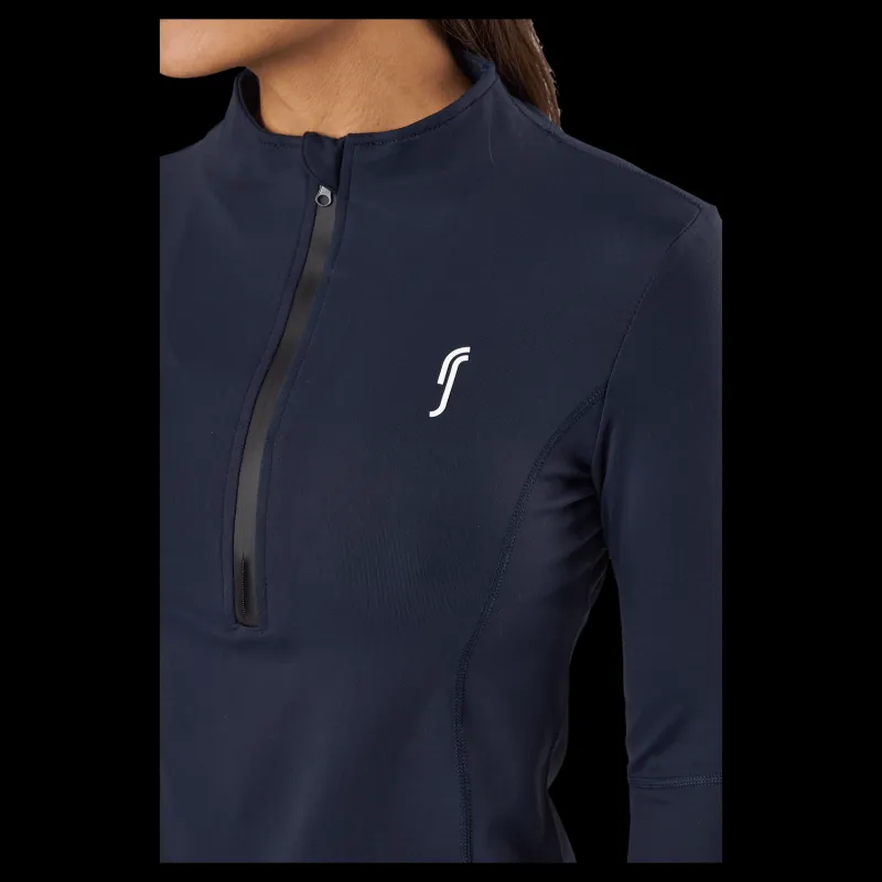 RS Half Zip Sweater Dark Blue Blå