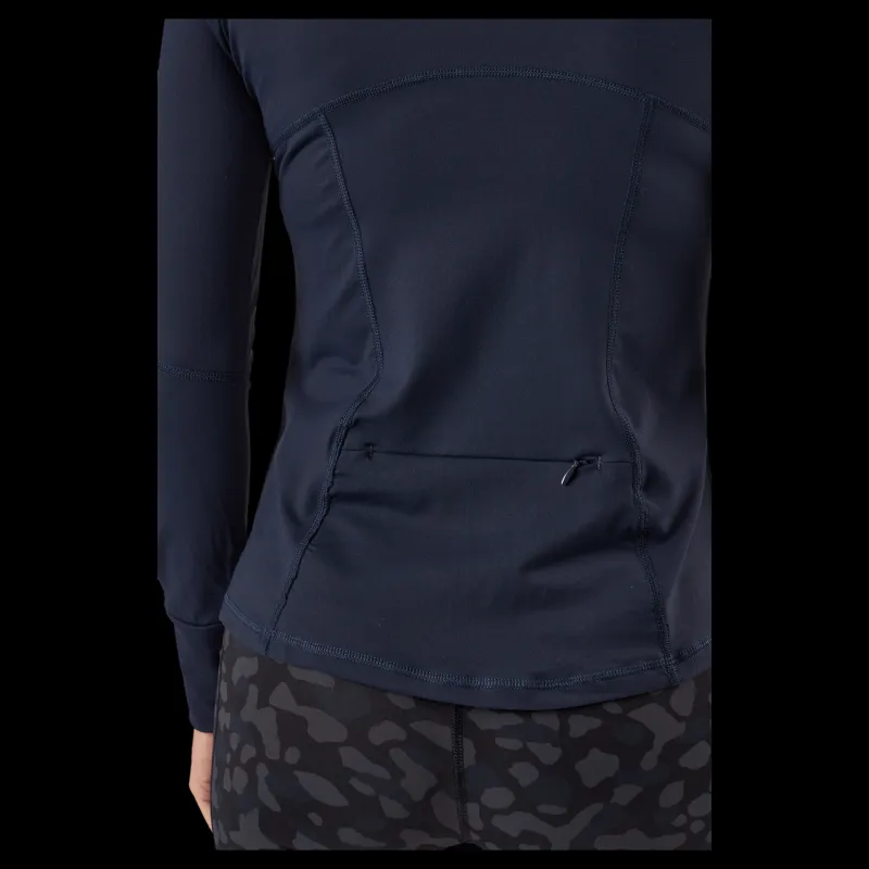 RS Half Zip Sweater Dark Blue Blå