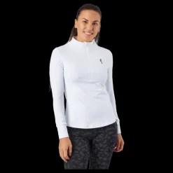 Best RS Half Zip Sweater White Vit