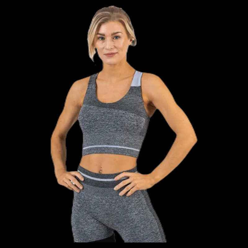 BLACC Halley Seamless Bra Black/Grey Svart och Grå New