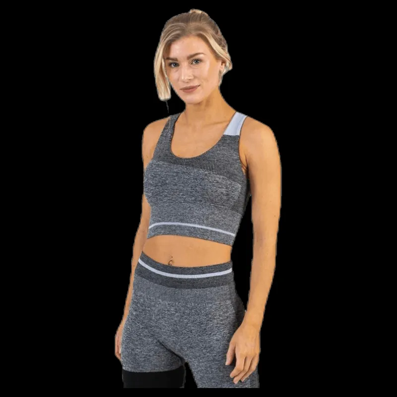 BLACC Halley Seamless Bra Black/Grey Svart och Grå New