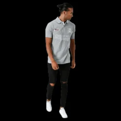 Vinson Polo Club Harrington Grey Grå Online