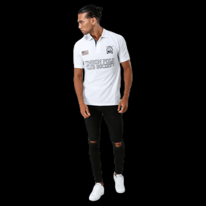 Vinson Polo Club Harrington White Vit New