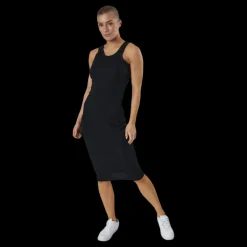 NOUN Hazel Rib Tank Dress Black Svart Clearance
