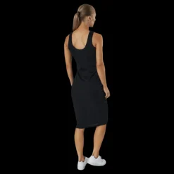 NOUN Hazel Rib Tank Dress Black Svart Clearance