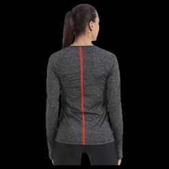 Nike Heather Hypercool Top LS Black Svart Clearance