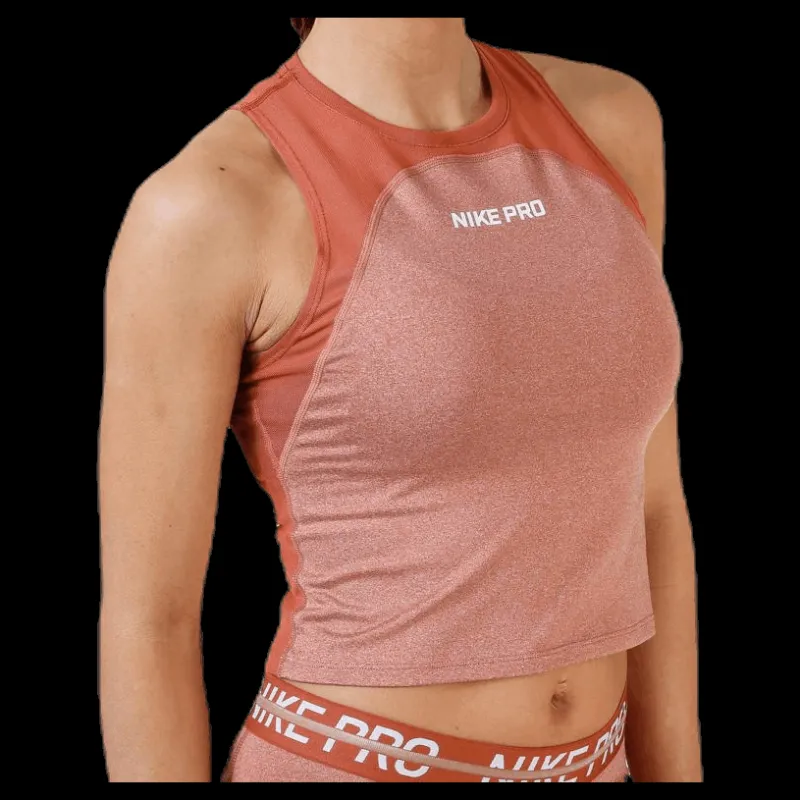 Outlet Nike Heather Tank Pink/White Rosa