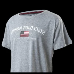 Clearance Vinson Polo Club Henley Junior Grey Grå