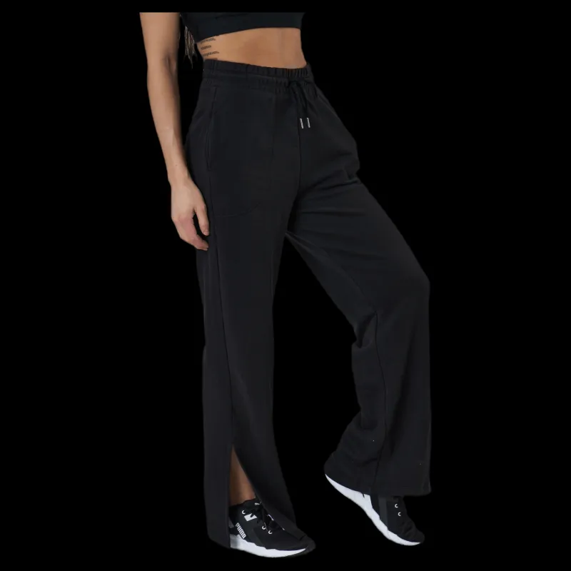 Discount Puma Her Wide Pants Tr Black Svart