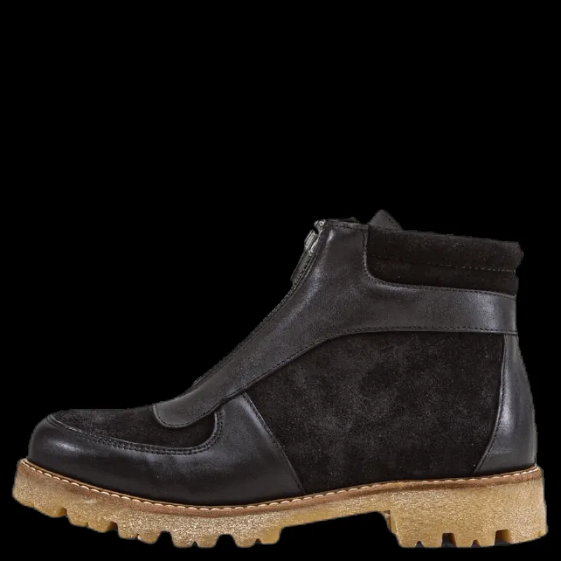 Hot Pieces Herla Leather Boot Black Svart