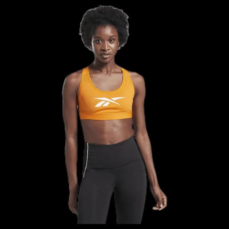 Reebok Hero Racer Pad Bra Read Orange Svart Best