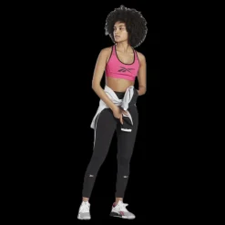 Reebok Hero Racer Pad Bra Read Pink Rosa Sale