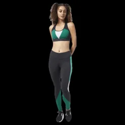 Reebok Hero Racer Padded Bra Green/Black Svart Sale