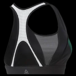 Reebok Hero Racer Padded Bra Green/Black Svart Sale