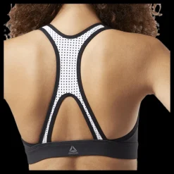 Reebok Hero Racer Padded Bra Green/Black Svart Sale