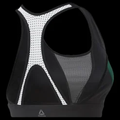 Reebok Hero Racer Padded Bra Green/Black Svart Sale
