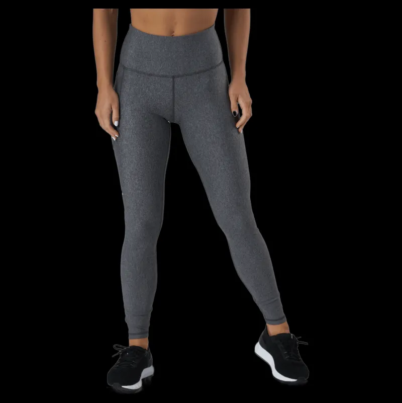 Under Armour Hg Armour Hirise Leg Charcoal Light Heather Grå